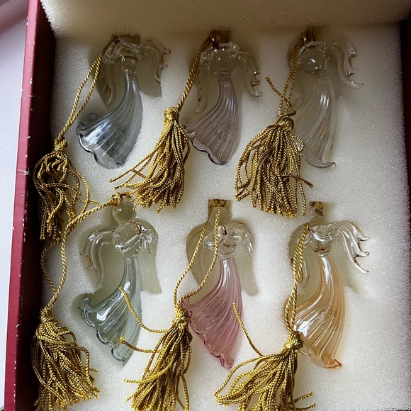 Lenox glass angel ornaments - Picture 2 of 5